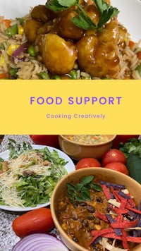 food support cooking creatively